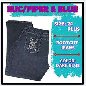 🔥EUC / PIPER & BLUE / 24 PLUS / JEANS